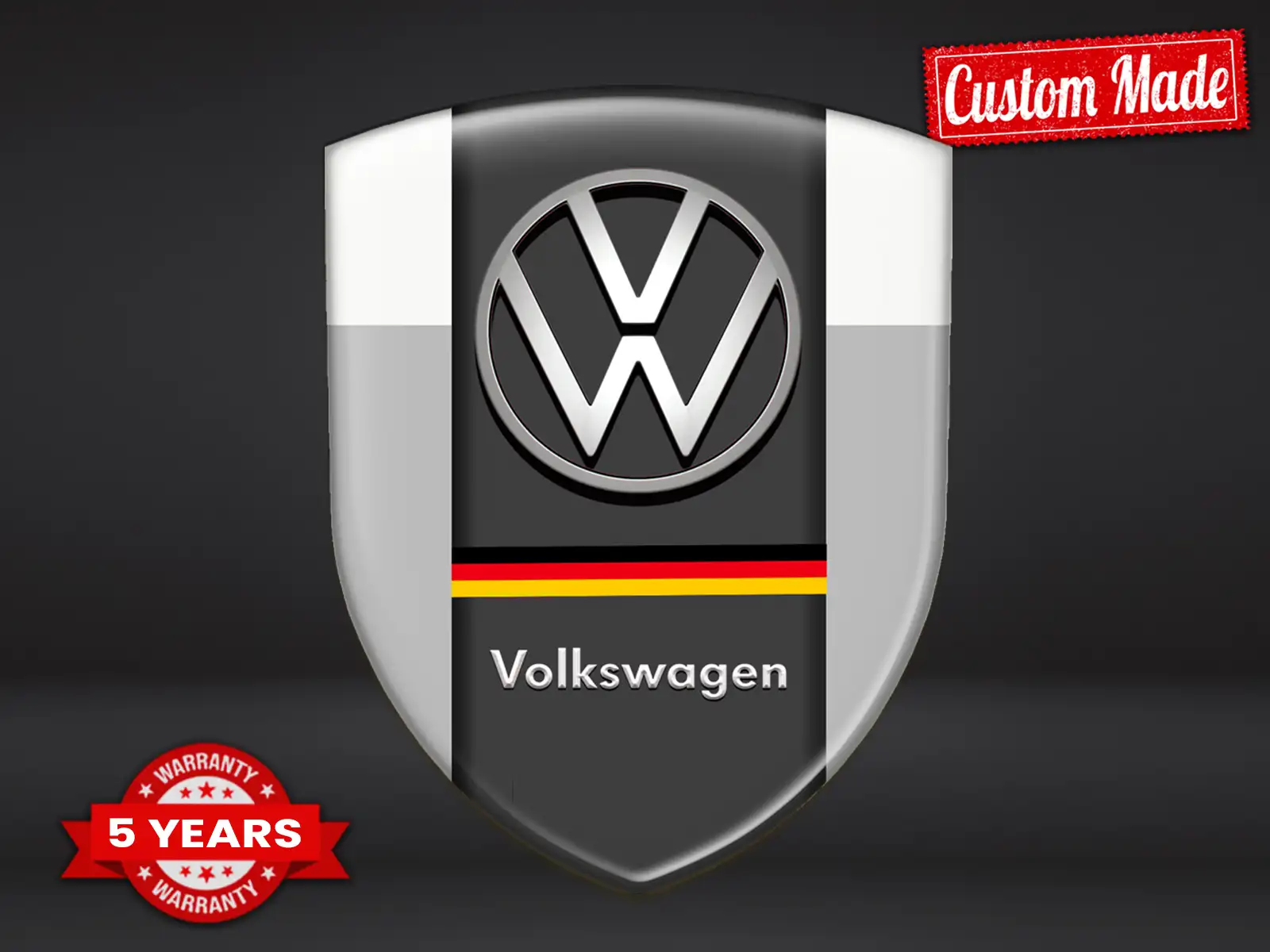 VW Autoabzeichen Robust Hochwertig Professionell